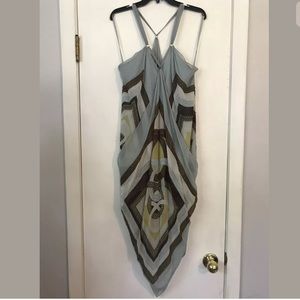 BCBG Multi-Colored Handkerchief Dress